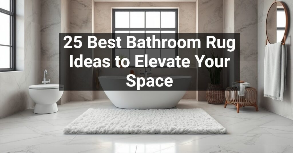 25 Best Bathroom Rug Ideas to Elevate Your Space