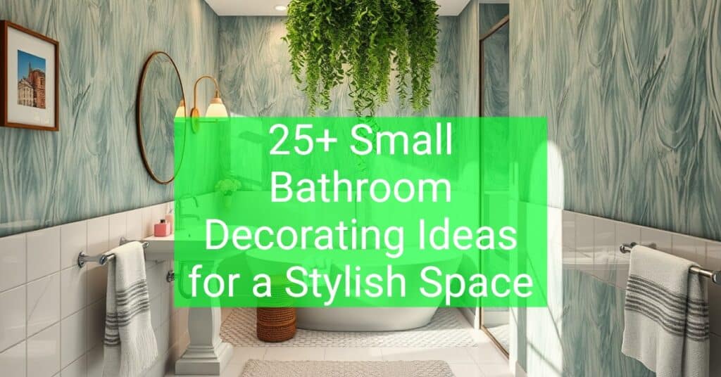 25+ Small Bathroom Decorating Ideas for a Stylish Space