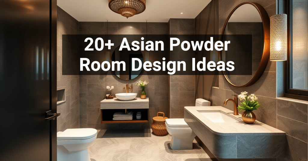 20+ Asian Powder Room Design Ideas