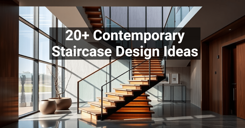 20+ Contemporary Staircase Design Ideas