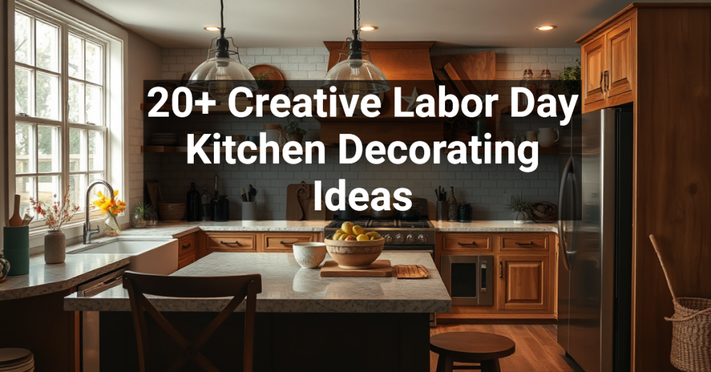 20+ Creative Labor Day Kitchen Decorating Ideas