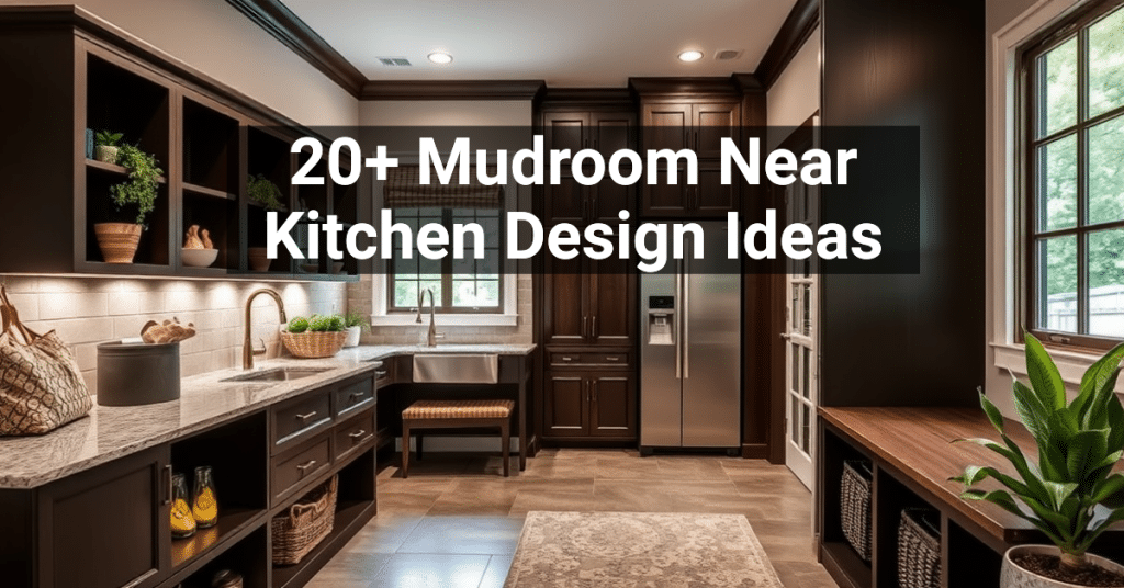 20+ Mudroom Near Kitchen Design Ideas