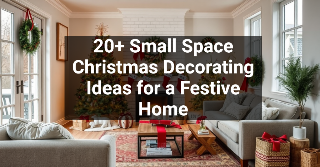 20+ Small Space Christmas Decorating Ideas for a Festive Home