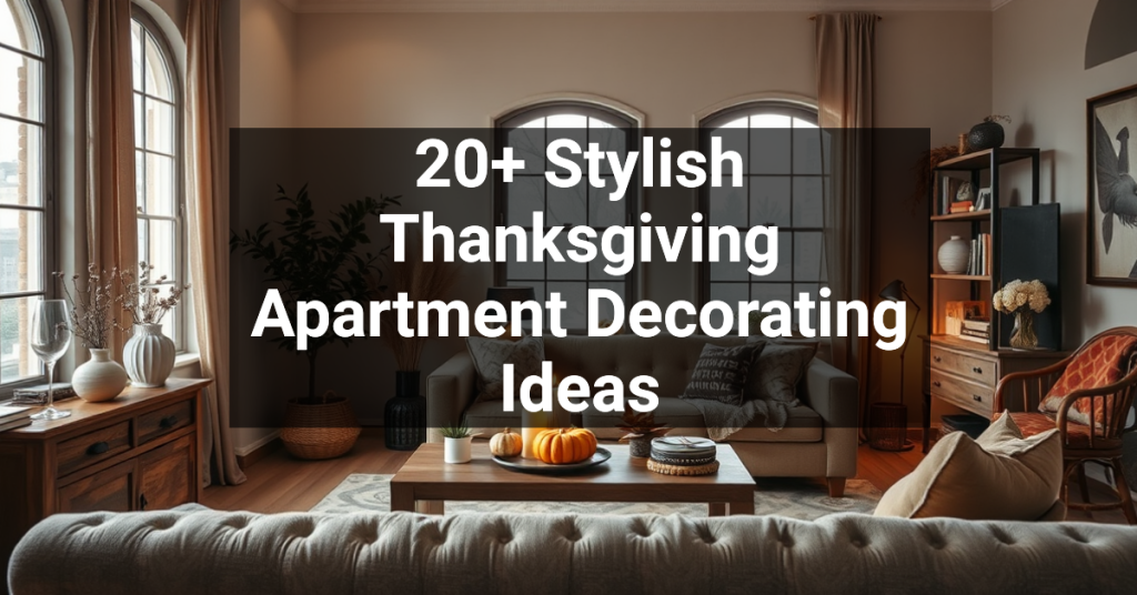 20+ Stylish Thanksgiving Apartment Decorating Ideas