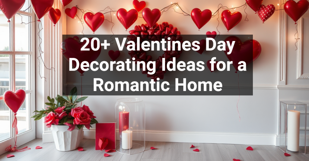 20+ Valentines Day Decorating Ideas for a Romantic Home