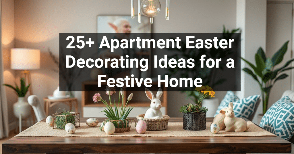 25+ Apartment Easter Decorating Ideas for a Festive Home