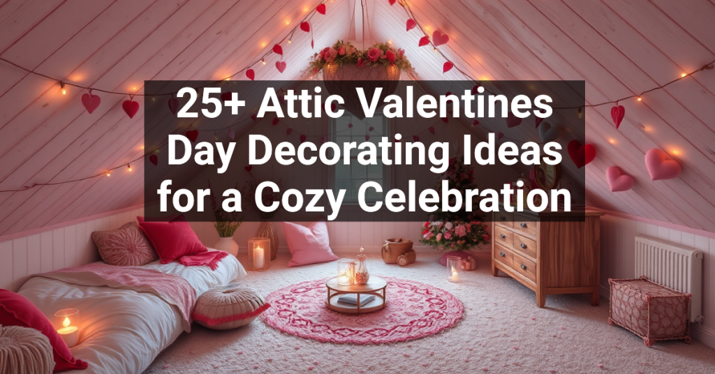 25+ Attic Valentines Day Decorating Ideas for a Cozy Celebration