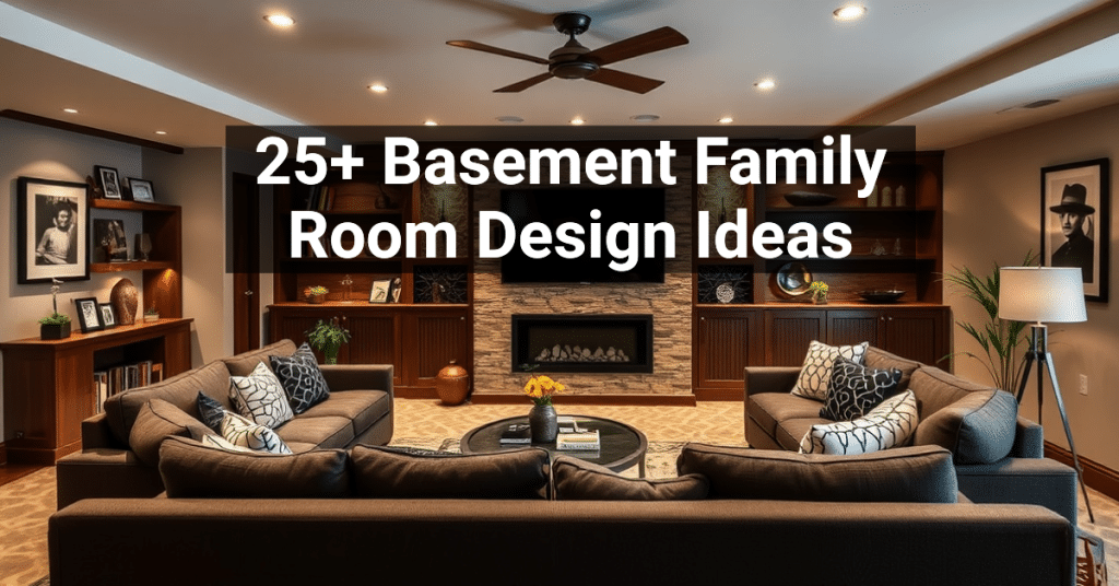 25+ Basement Family Room Design Ideas