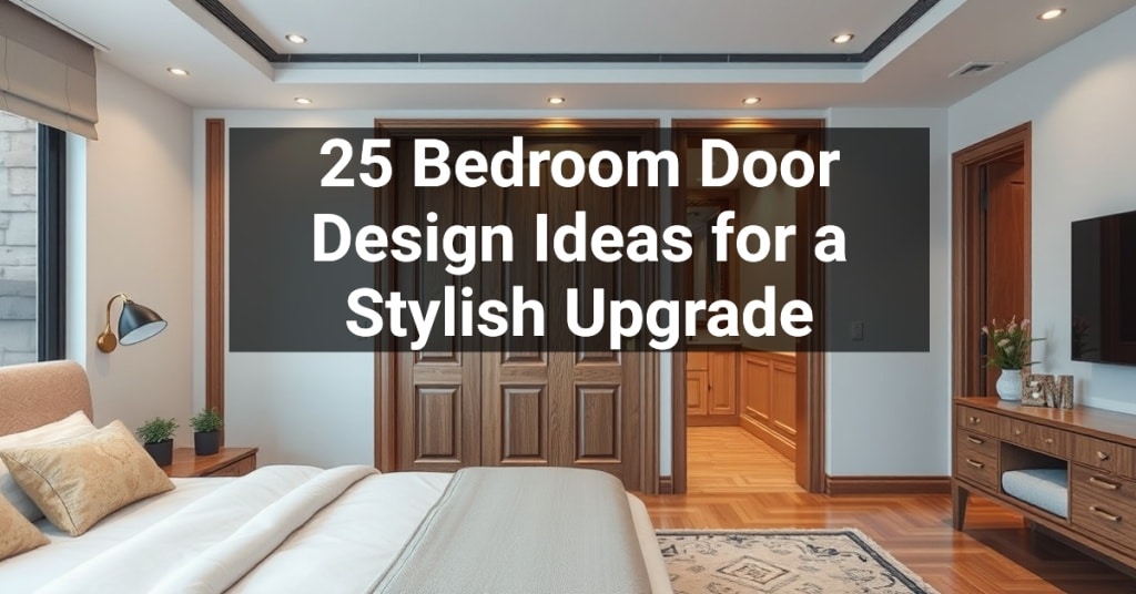 25 Bedroom Door Design Ideas for a Stylish Upgrade