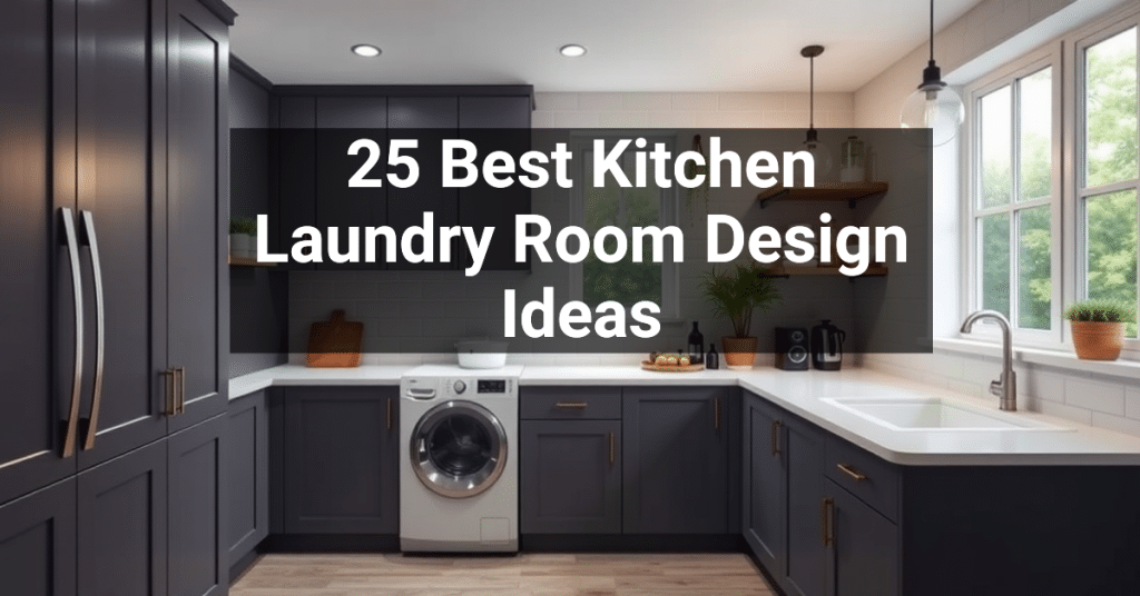 25 Best Kitchen Laundry Room Design Ideas