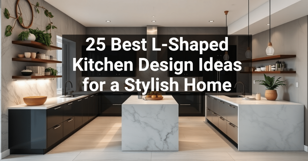 25 Best L-Shaped Kitchen Design Ideas for a Stylish Home