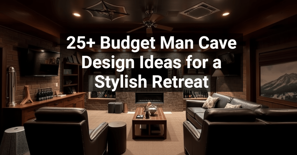 25+ Budget Man Cave Design Ideas for a Stylish Retreat