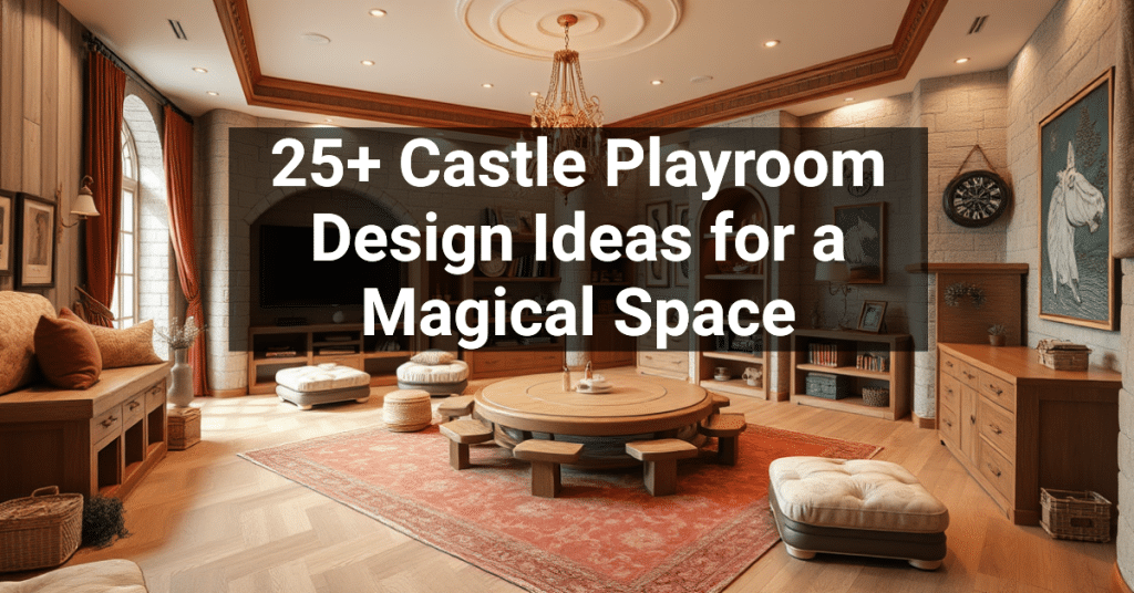 25+ Castle Playroom Design Ideas for a Magical Space