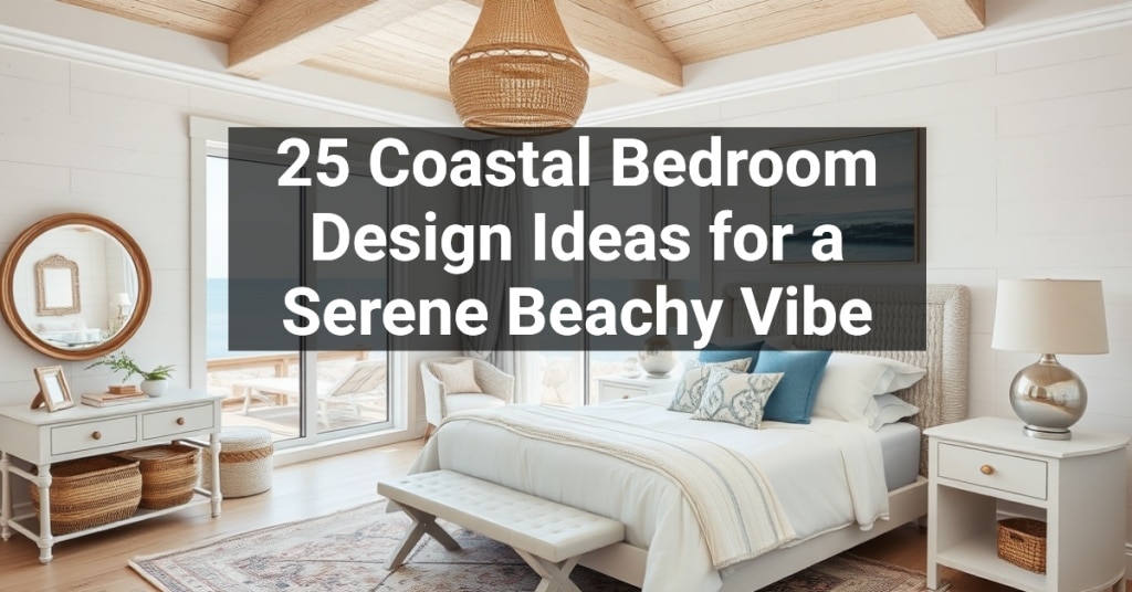 25 Coastal Bedroom Design Ideas for a Serene Beachy Vibe