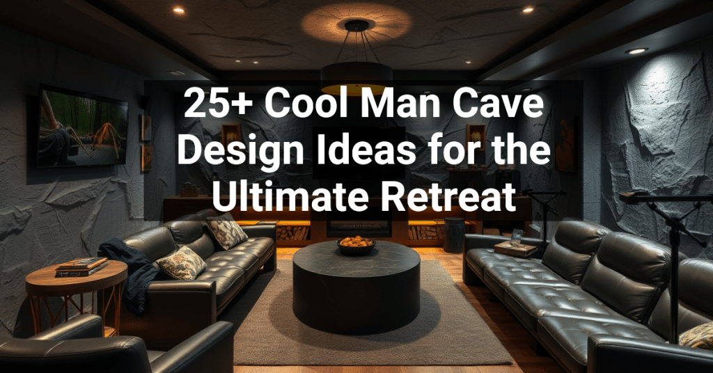 25+ Cool Man Cave Design Ideas for the Ultimate Retreat