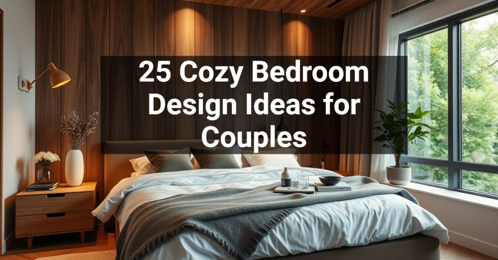 25 Cozy Bedroom Design Ideas for Couples