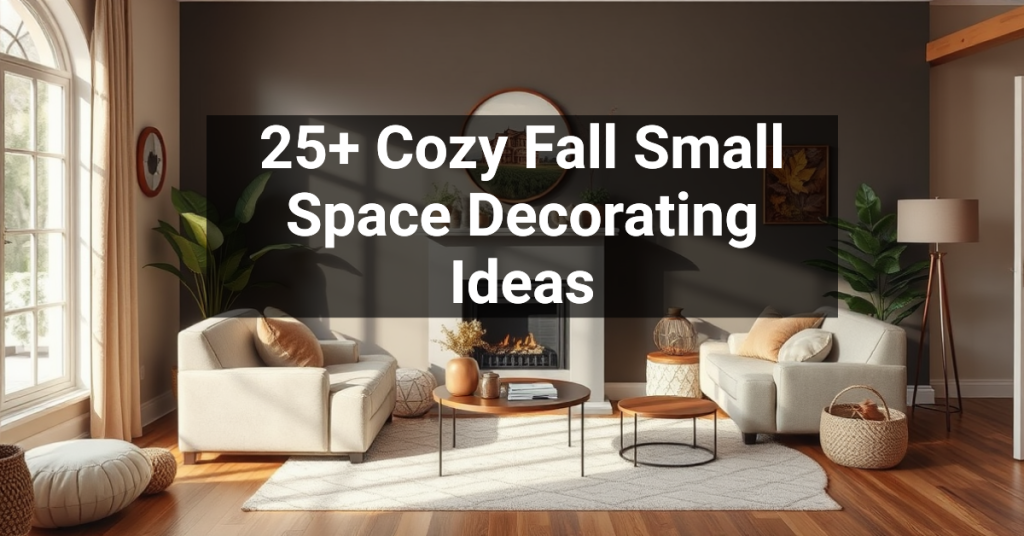 25+ Cozy Fall Small Space Decorating Ideas