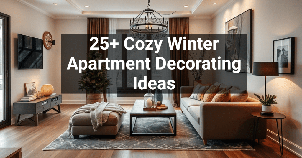 25+ Cozy Winter Apartment Decorating Ideas