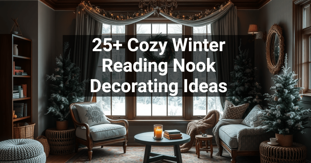 25+ Cozy Winter Reading Nook Decorating Ideas