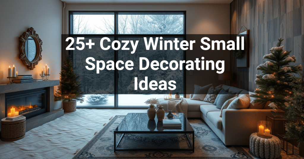 25+ Cozy Winter Small Space Decorating Ideas