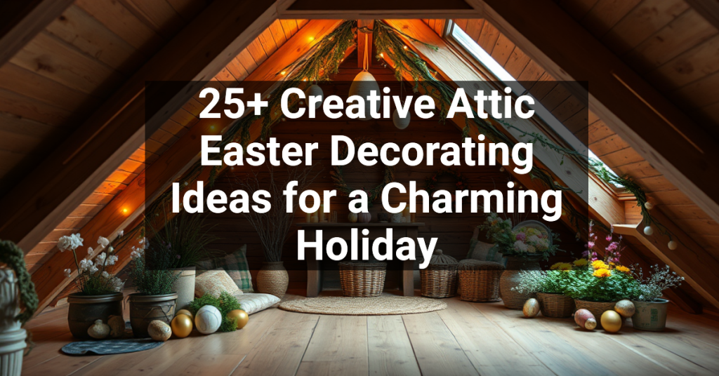 25+ Creative Attic Easter Decorating Ideas for a Charming Holiday