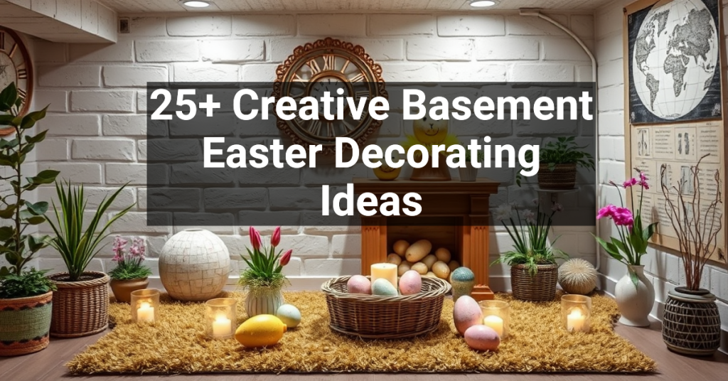 25+ Creative Basement Easter Decorating Ideas