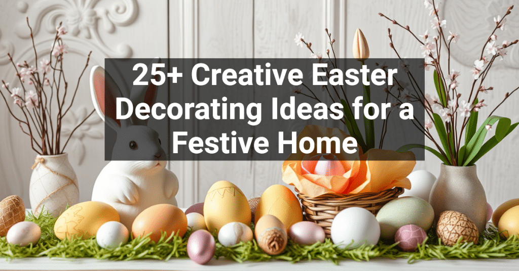 25+ Creative Easter Decorating Ideas for a Festive Home