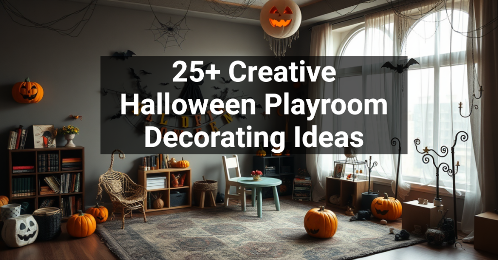 25+ Creative Halloween Playroom Decorating Ideas