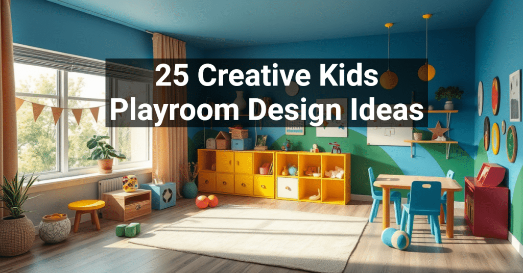 25 Creative Kids Playroom Design Ideas