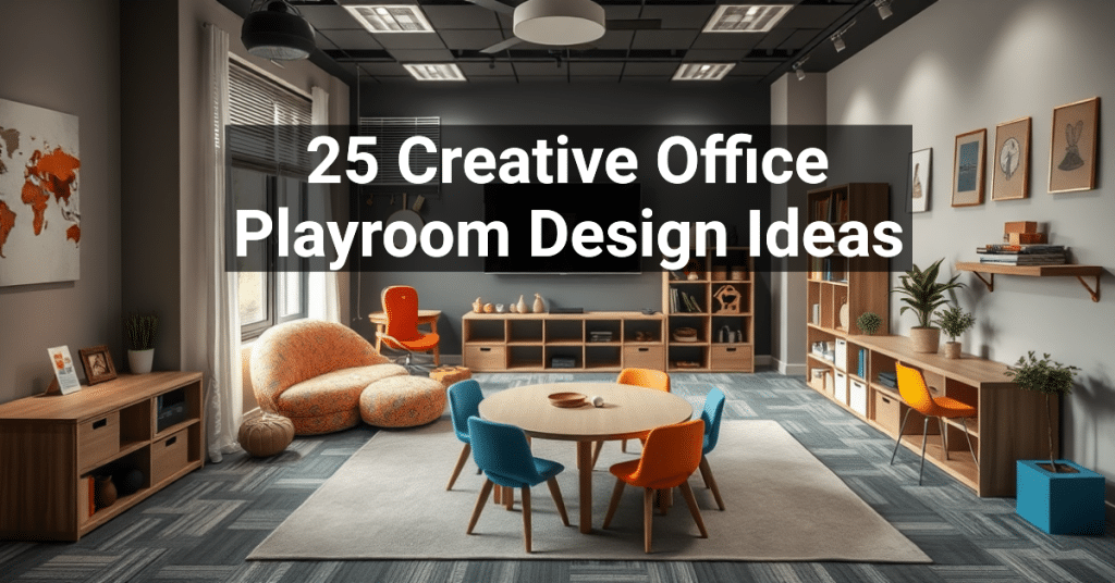 25 Creative Office Playroom Design Ideas