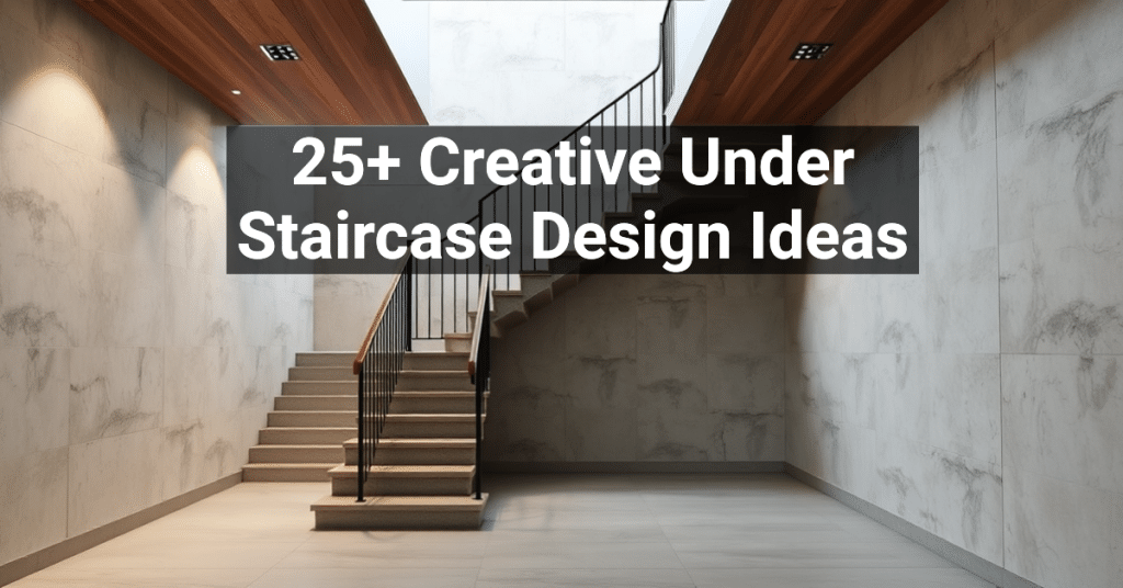 25+ Creative Under Staircase Design Ideas