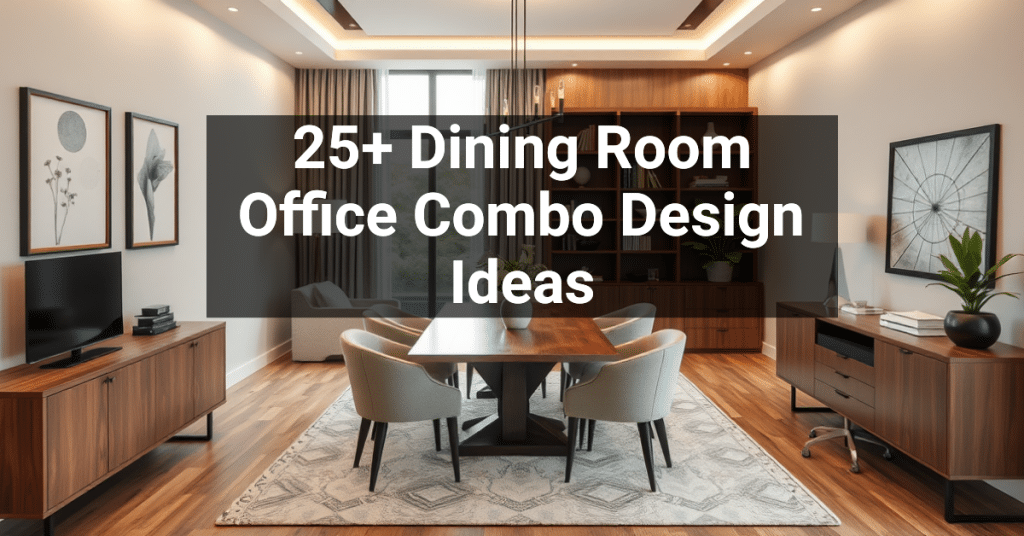 25+ Dining Room Office Combo Design Ideas