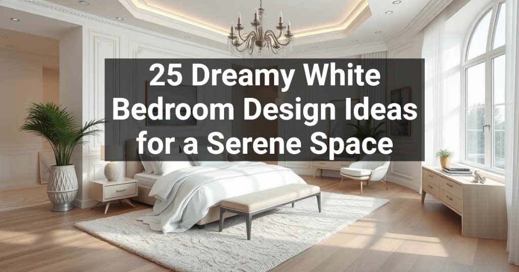 25 Dreamy White Bedroom Design Ideas for a Serene Space