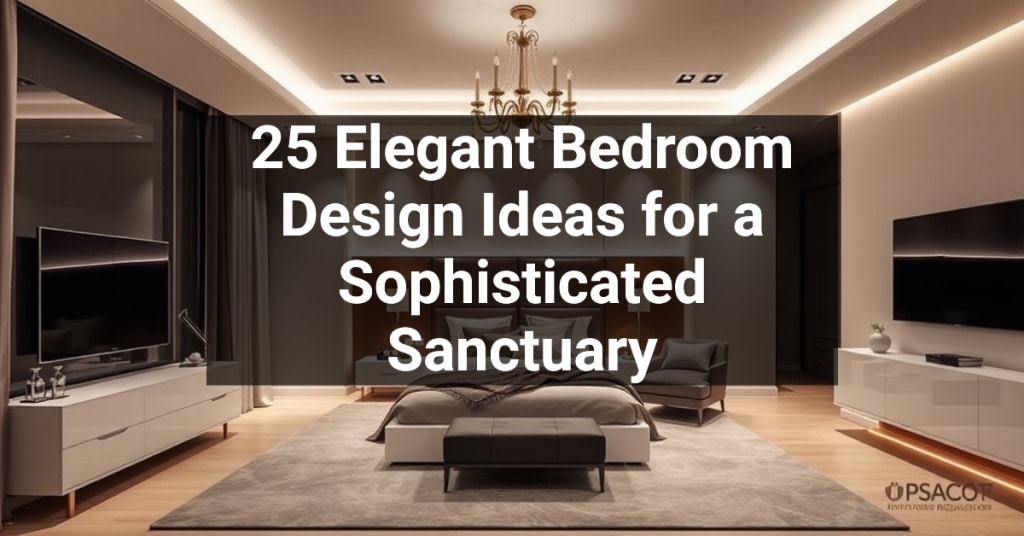 25 Elegant Bedroom Design Ideas for a Sophisticated Sanctuary