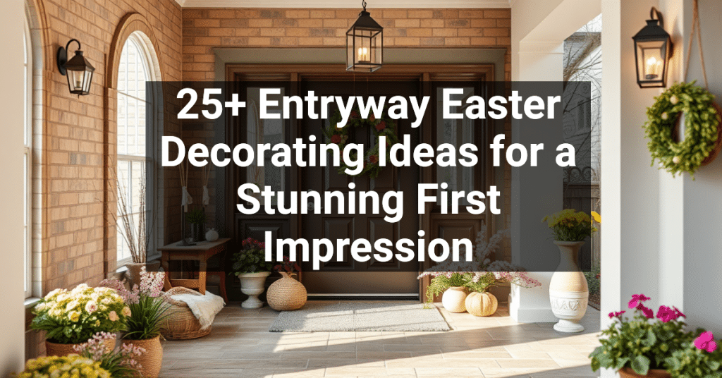 25+ Entryway Easter Decorating Ideas for a Stunning First Impression