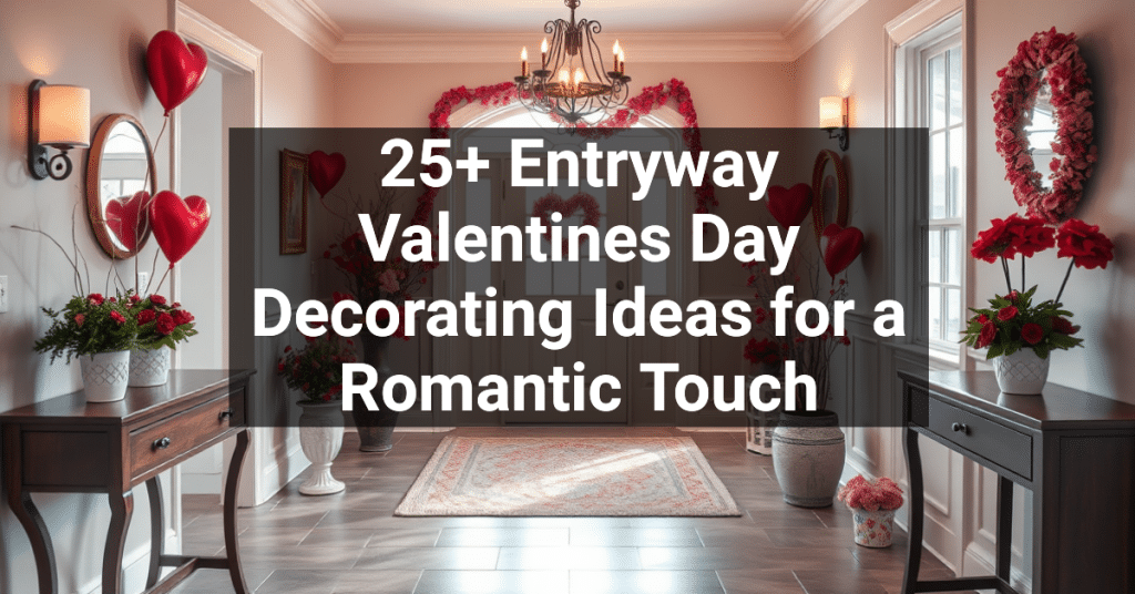 25+ Entryway Valentines Day Decorating Ideas for a Romantic Touch