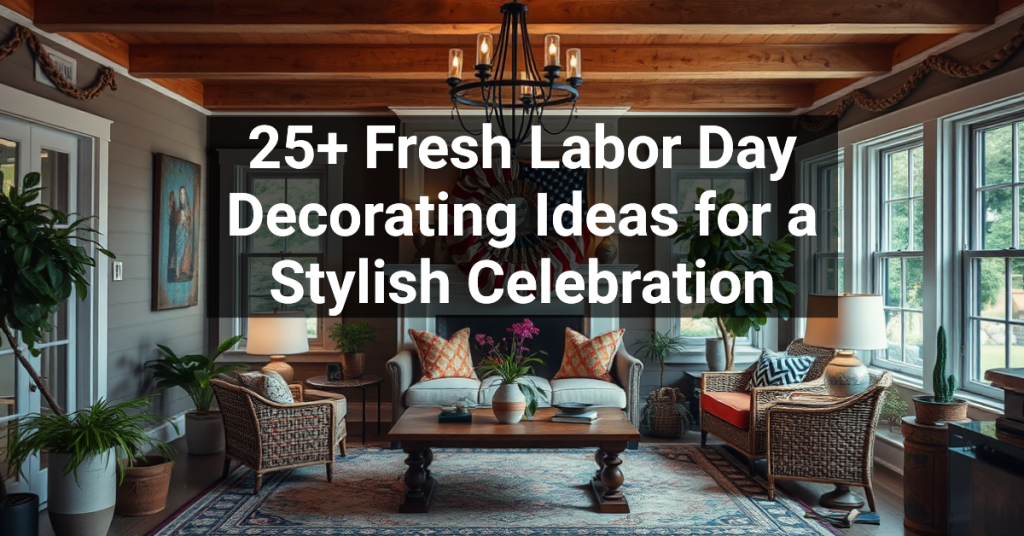 25+ Fresh Labor Day Decorating Ideas for a Stylish Celebration