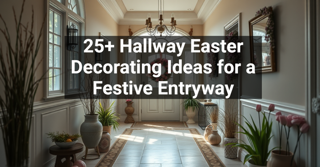 25+ Hallway Easter Decorating Ideas for a Festive Entryway