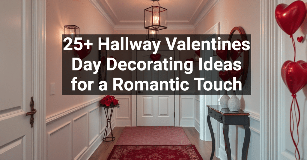 25+ Hallway Valentines Day Decorating Ideas for a Romantic Touch