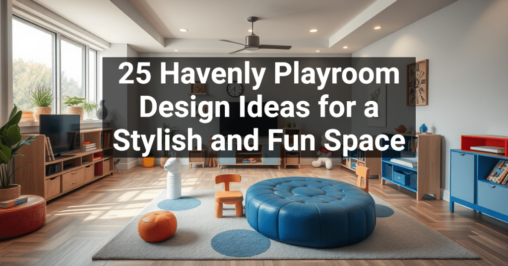 25 Havenly Playroom Design Ideas for a Stylish and Fun Space