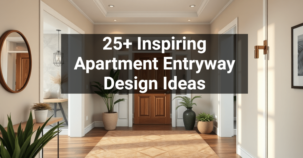 25+ Inspiring Apartment Entryway Design Ideas