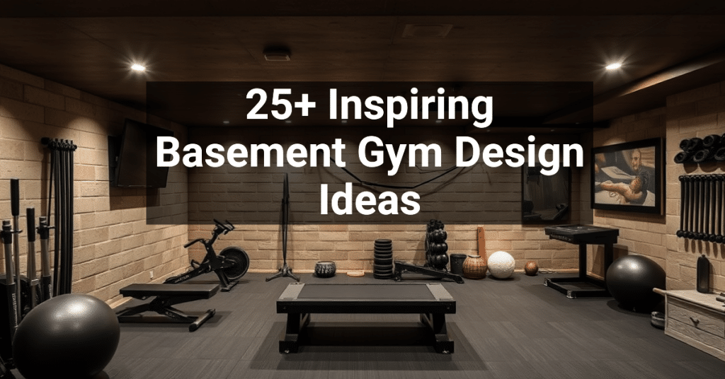 25+ Inspiring Basement Gym Design Ideas