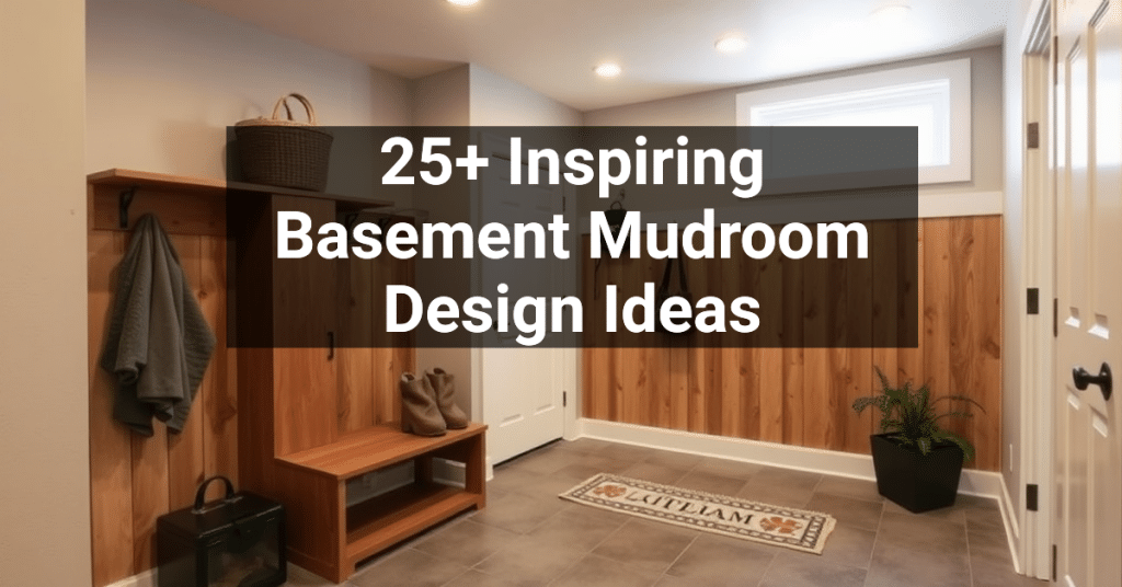 25+ Inspiring Basement Mudroom Design Ideas