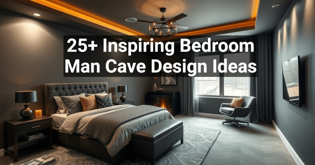 25+ Inspiring Bedroom Man Cave Design Ideas