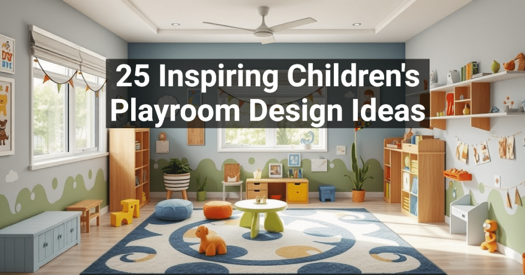 25 Inspiring Children's Playroom Design Ideas