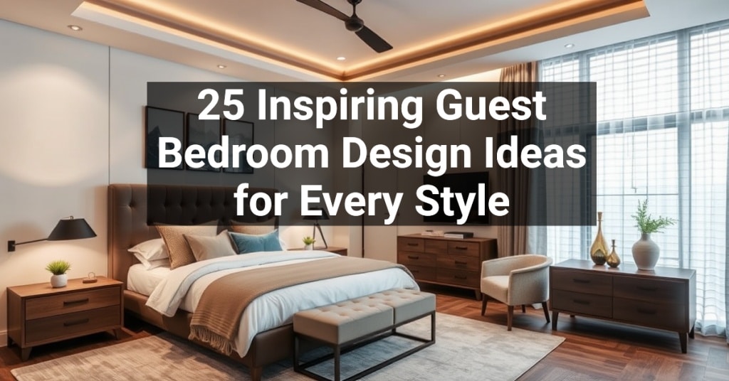 25 Inspiring Guest Bedroom Design Ideas for Every Style