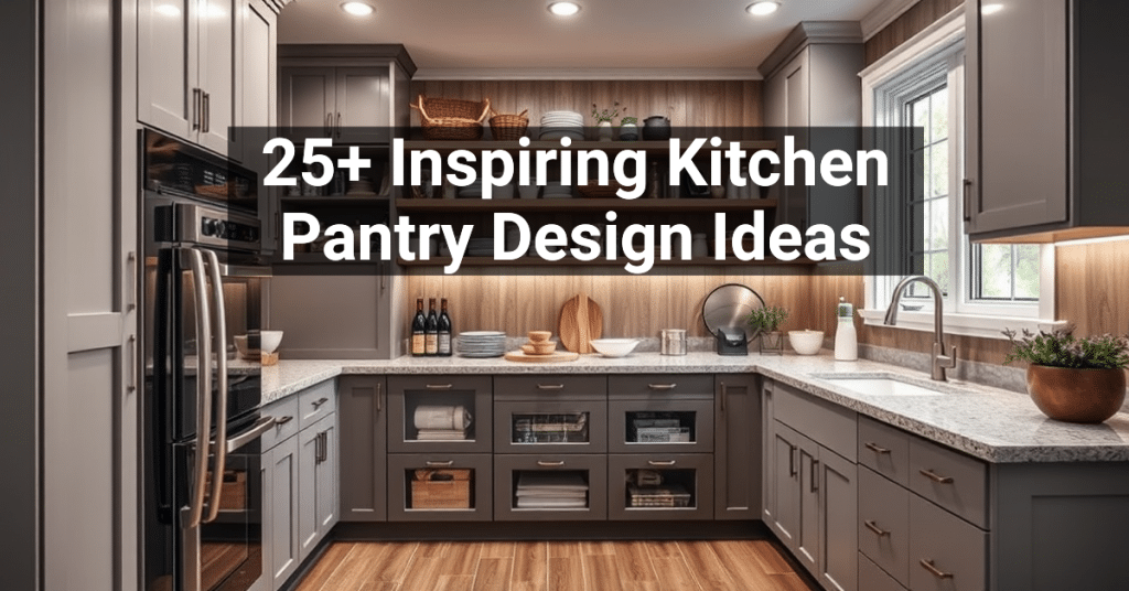 25+ Inspiring Kitchen Pantry Design Ideas