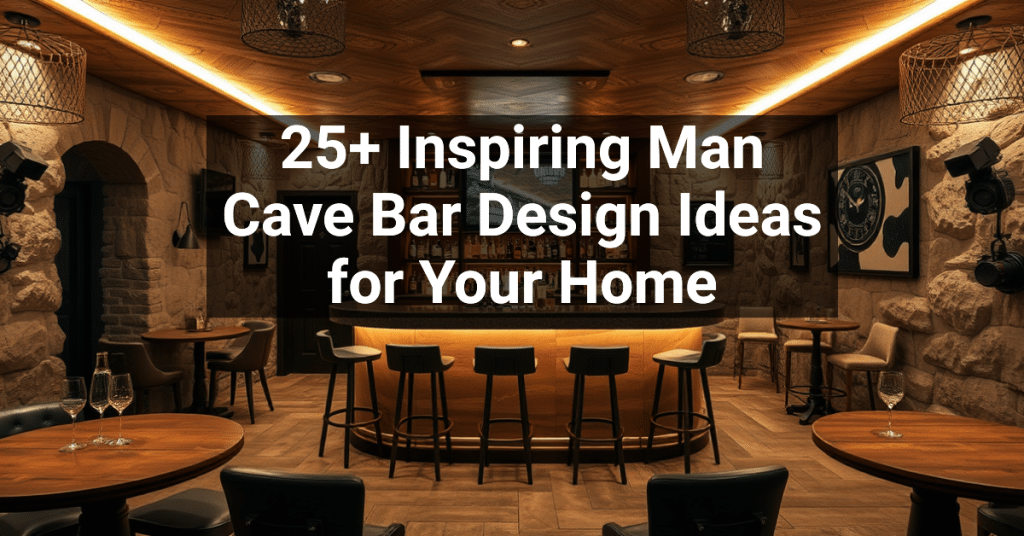 25+ Inspiring Man Cave Bar Design Ideas for Your Home