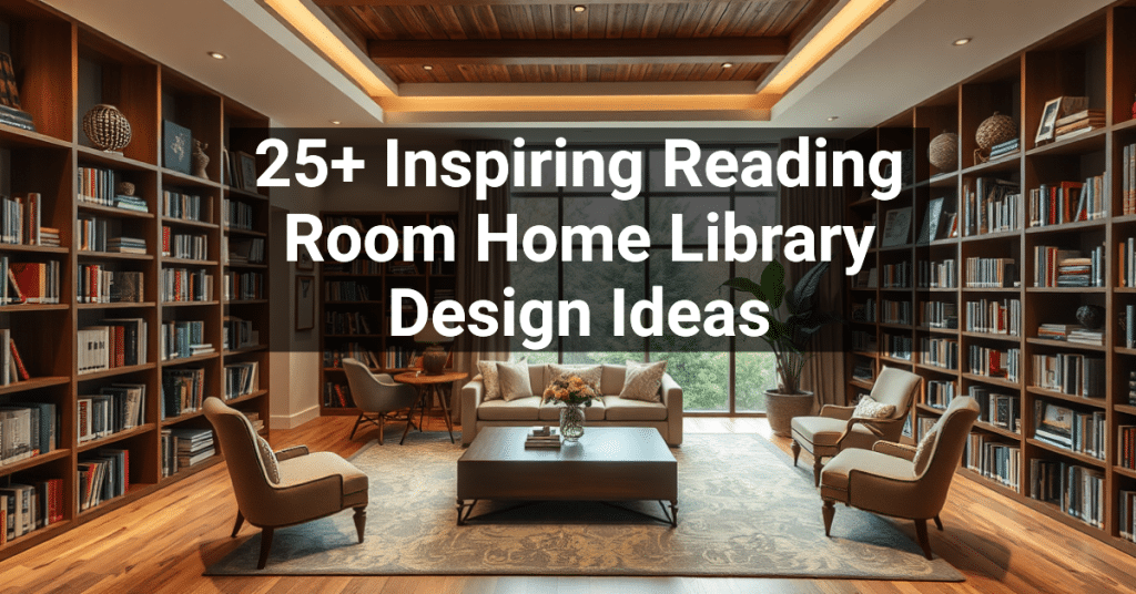 25+ Inspiring Reading Room Home Library Design Ideas