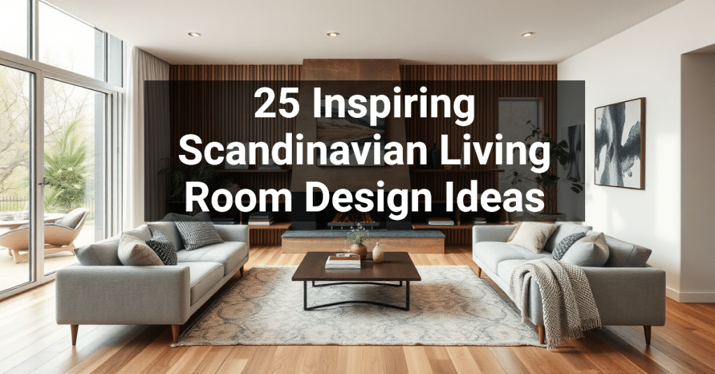 25 Inspiring Scandinavian Living Room Design Ideas